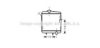 AVA QUALITY COOLING AI2311 Radiator, engine cooling